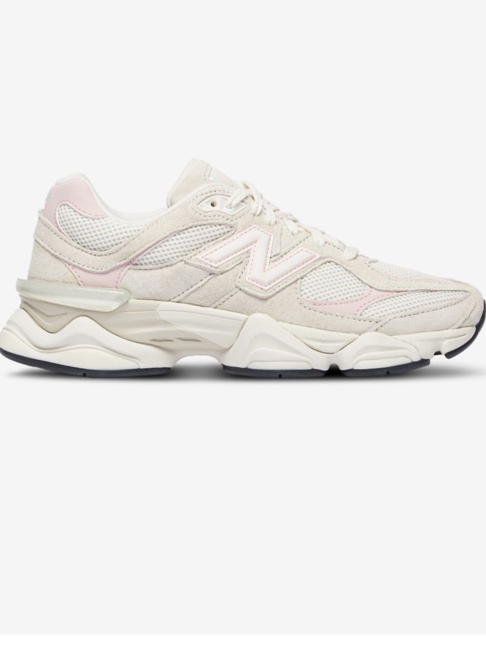 New Balance 9060s Women's Cream & Pink Chunky Runner Sneaker
